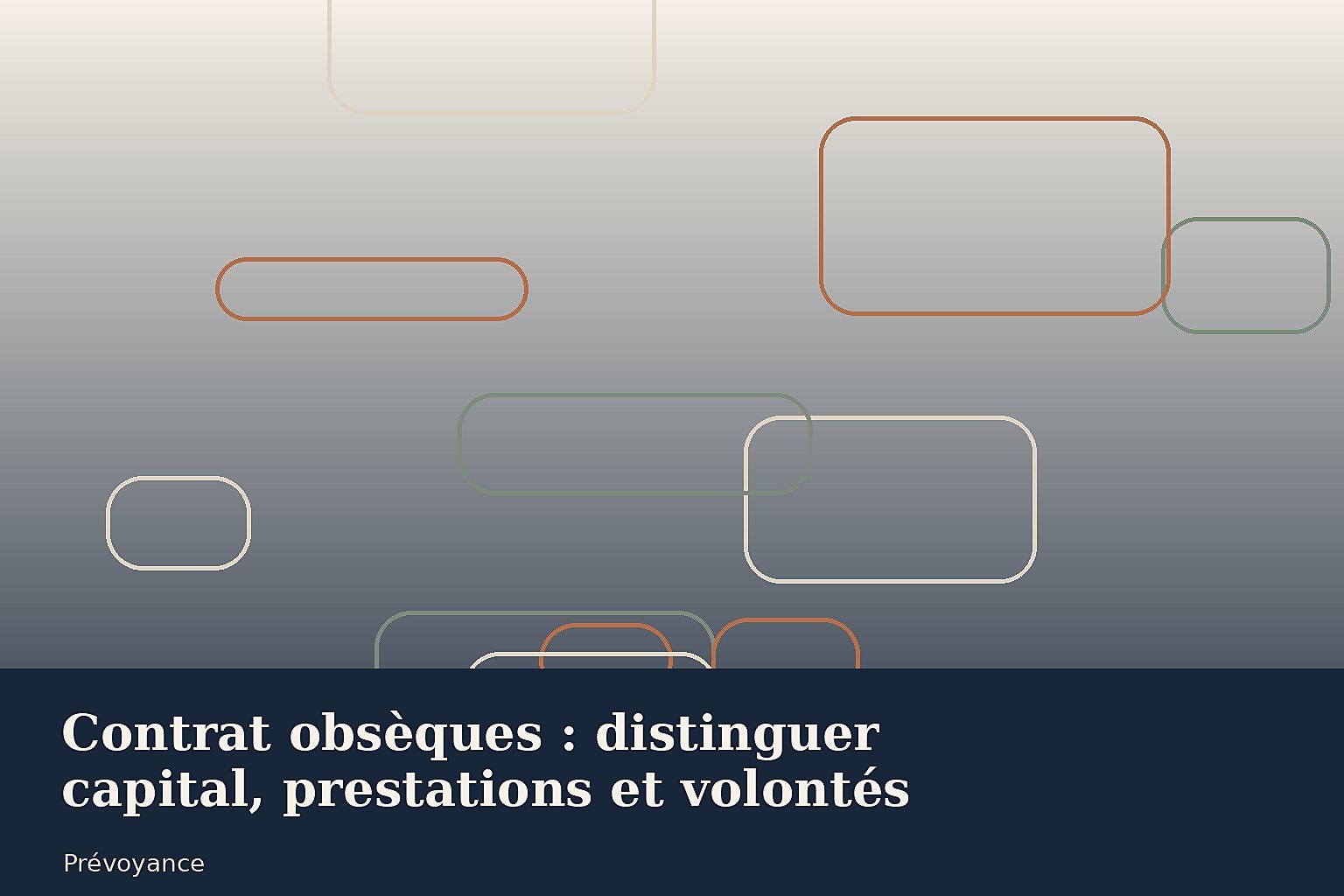 Contrat obsèques : distinguer capital, prestations et volontés