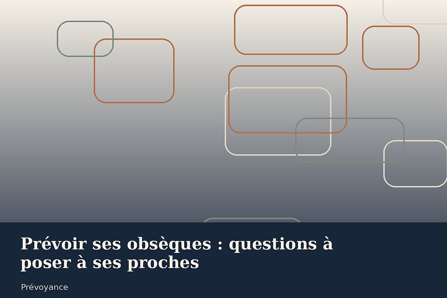 Prévoir ses obsèques : questions à poser à ses proches